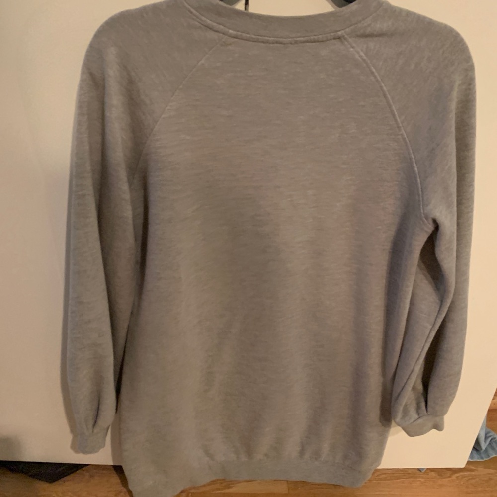 Topshop Balloon Sleeve Sweatshirt Dress - Picture 4 of 5